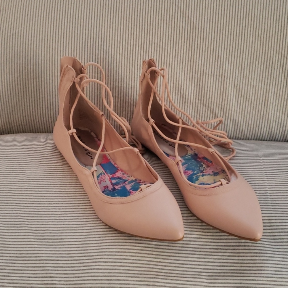 Cute Blush Pink Madden Girl Flats